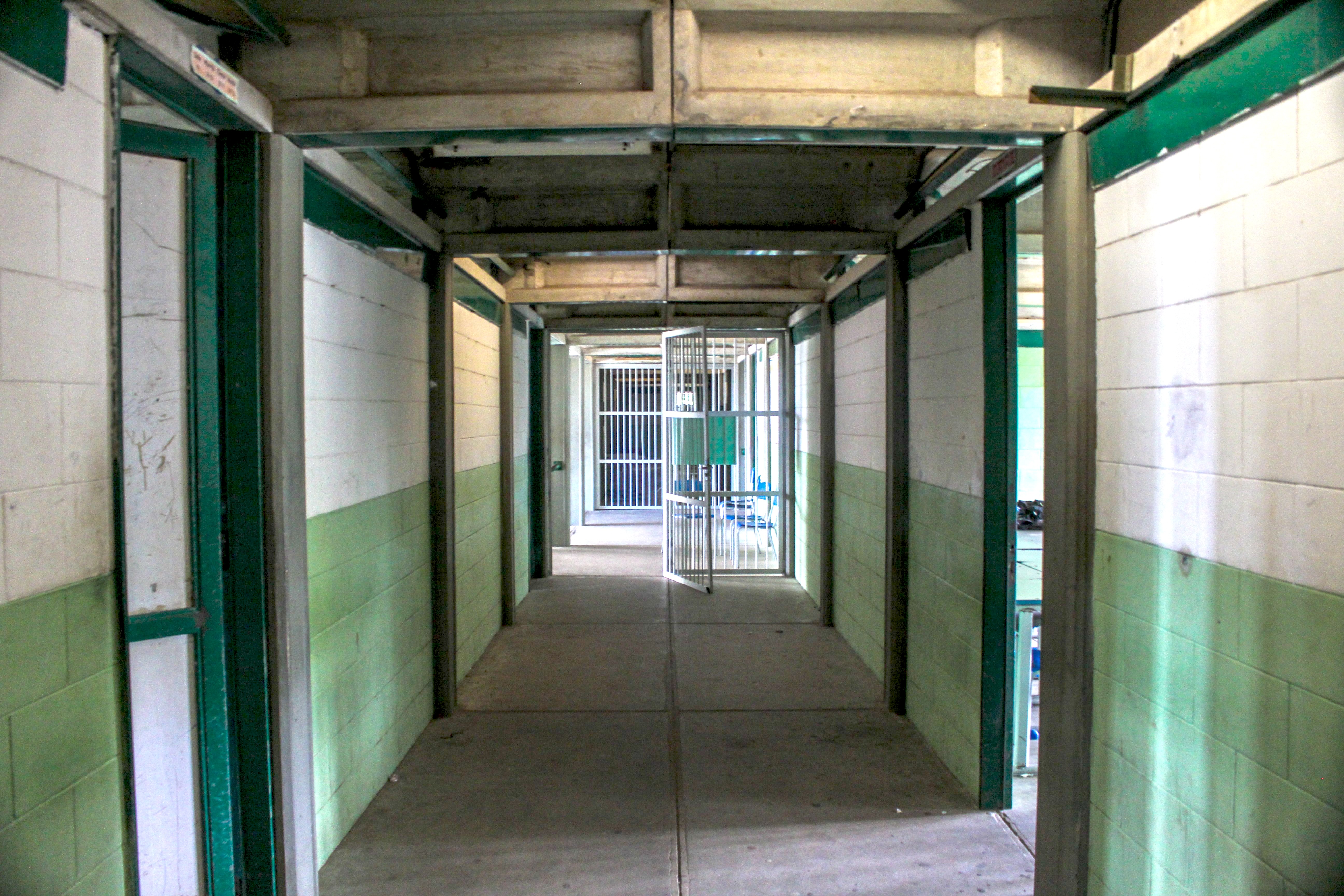 prison cells in a jail