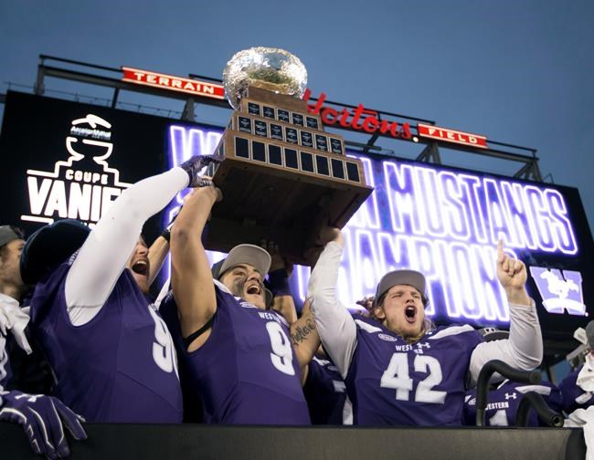 Purple Power! Mustangs cap perfect season with victory over Laval at Vanier Cup | iNFOnews.ca