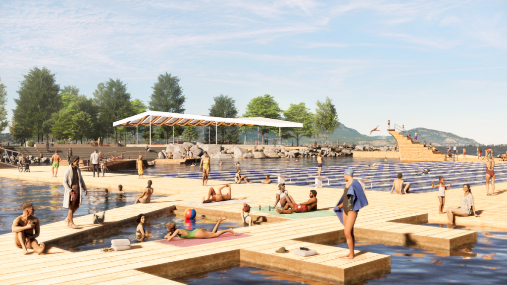 New $18M swim venue coming to Okanagan Lake in Kelowna | iNFOnews.ca