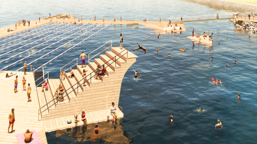 New $18M swim venue coming to Okanagan Lake in Kelowna | iNFOnews.ca