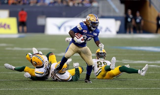Blue Bombers beat Eskimos 33-26, hand Edmonton first loss of season | iNFOnews.ca Blue Bombers beat Eskimos 33-26, hand Edmonton first loss of season | iNFOnews.ca
