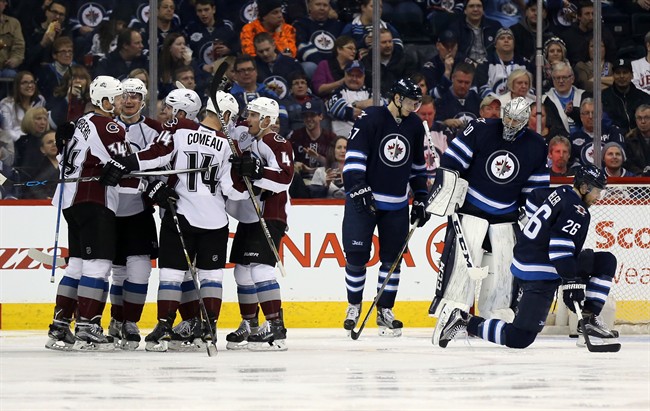 Blocked shots make the difference as Colorado Avalanche edge Winnipeg Jets 2-1 | iNFOnews.ca CP36062226