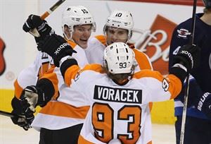 Flyers overcome Jets 3-2 for just their second road win of NHL season | iNFOnews.ca CP22014612