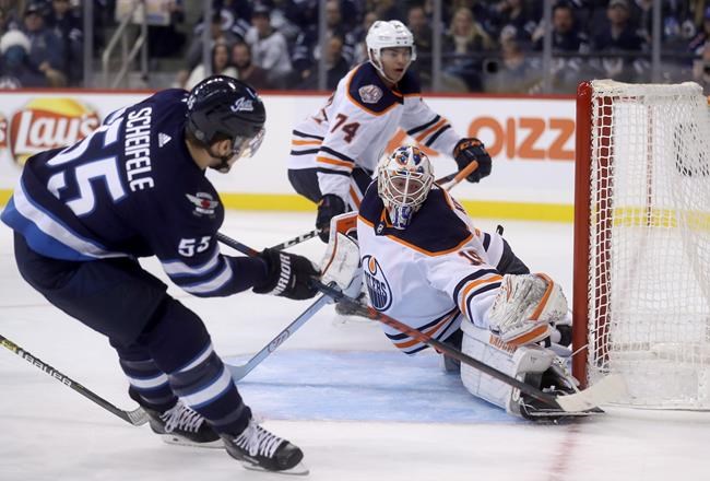 Mark Scheifele, Blake Wheeler lead Jets over Oilers in pre-season | iNFOnews.ca
