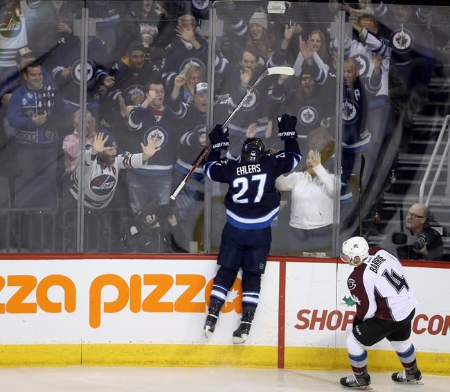 Nikolaj Ehlers scores twice as Winnipeg Jets down Colorado Avalanche 4-1 | iNFOnews.ca