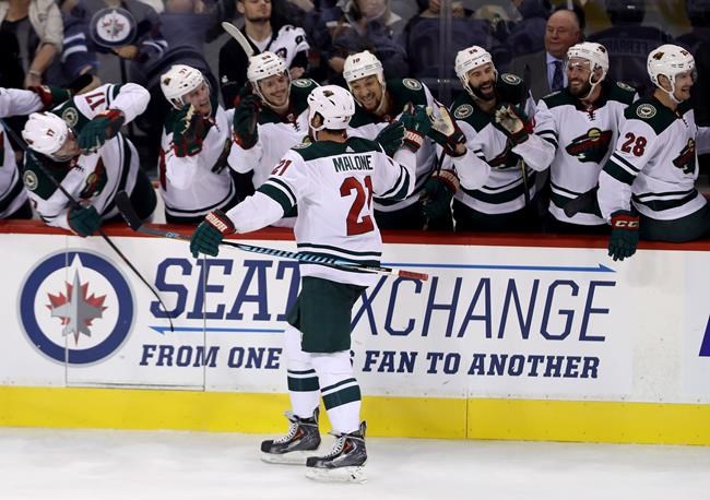 Malone scores shootout winner as Wild defeat Jets 3-2 in pre-season | iNFOnews.ca CP919969119
